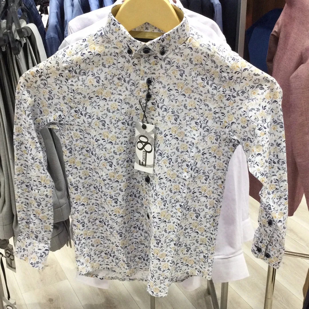 1880 Club Boys Floral Shirt