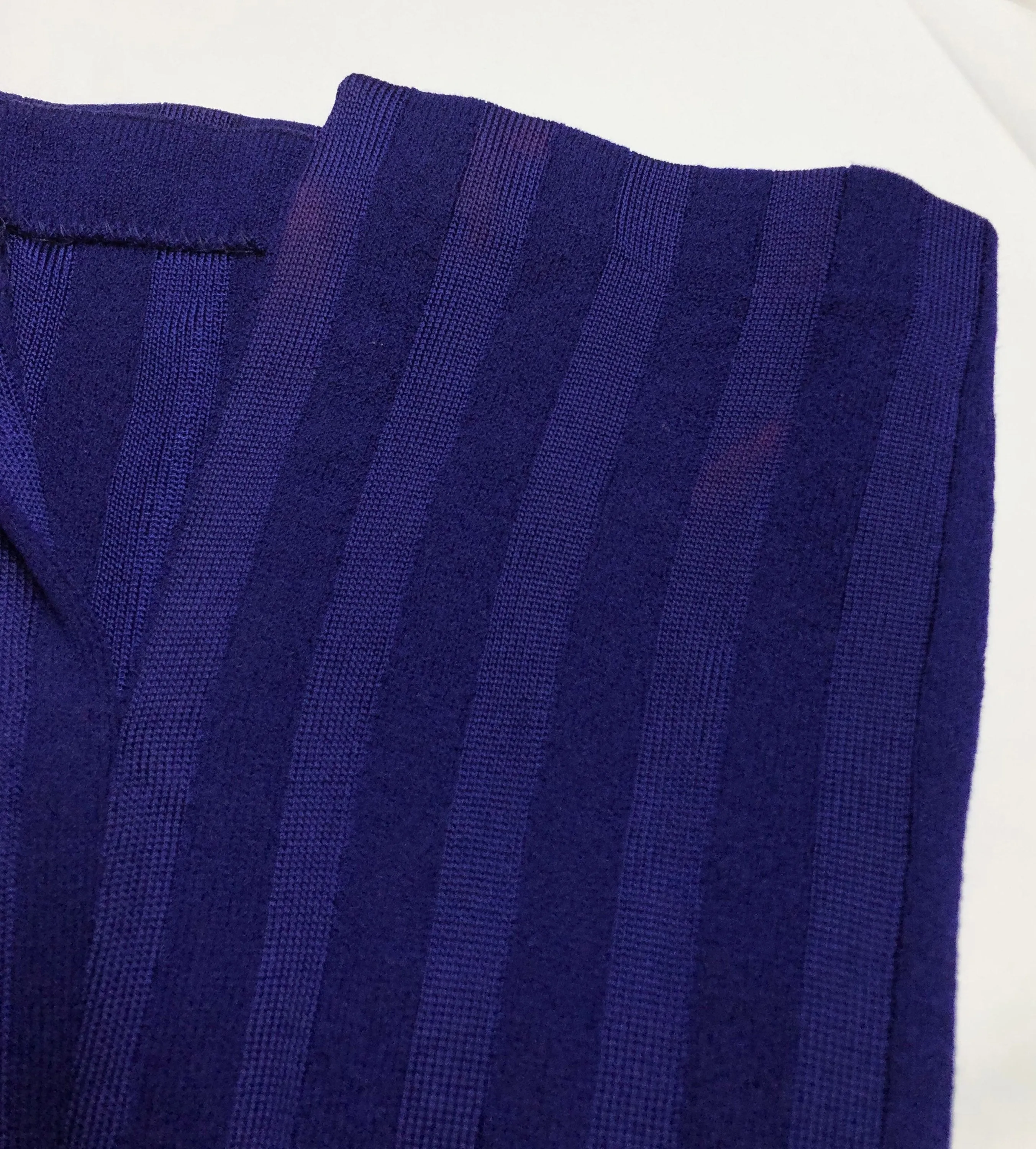 1980s  ST.JOHN Sweater Dress Wool Knit Small