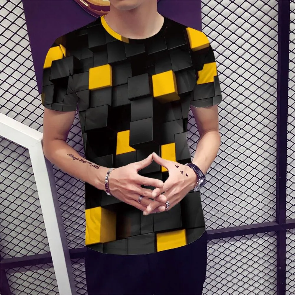 3D Squares T-shirt