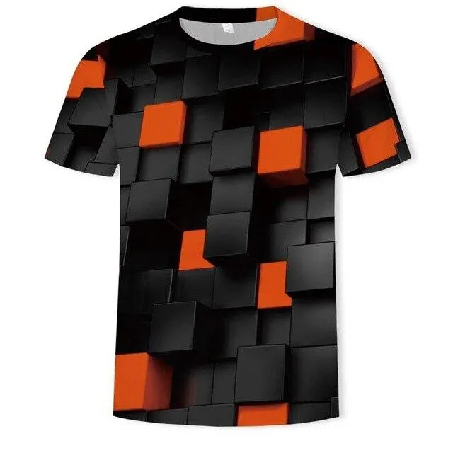 3D Squares T-shirt