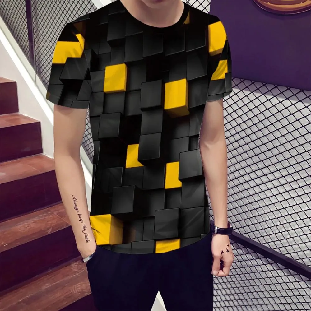 3D Squares T-shirt