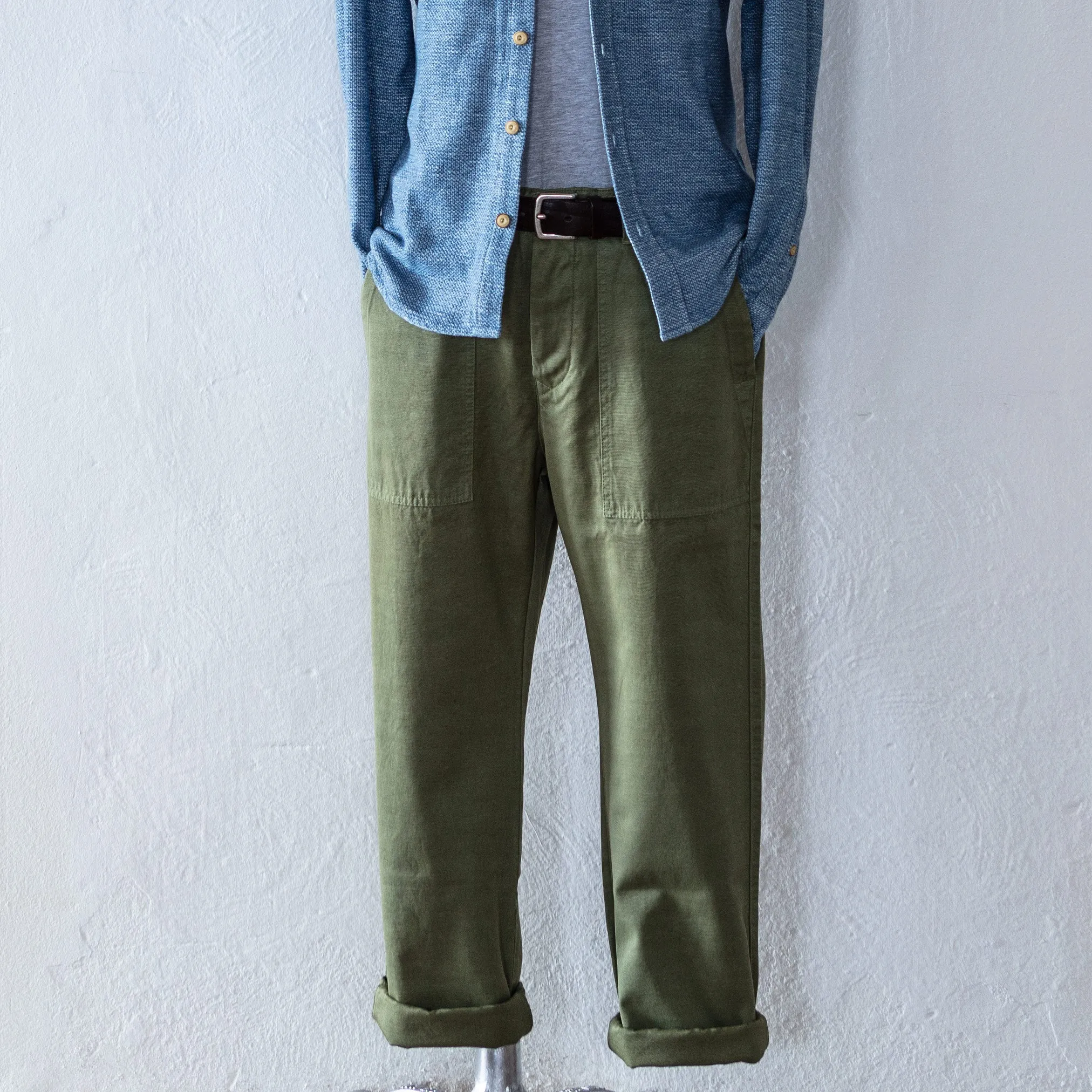 Arolfo Fatigues in Military Green