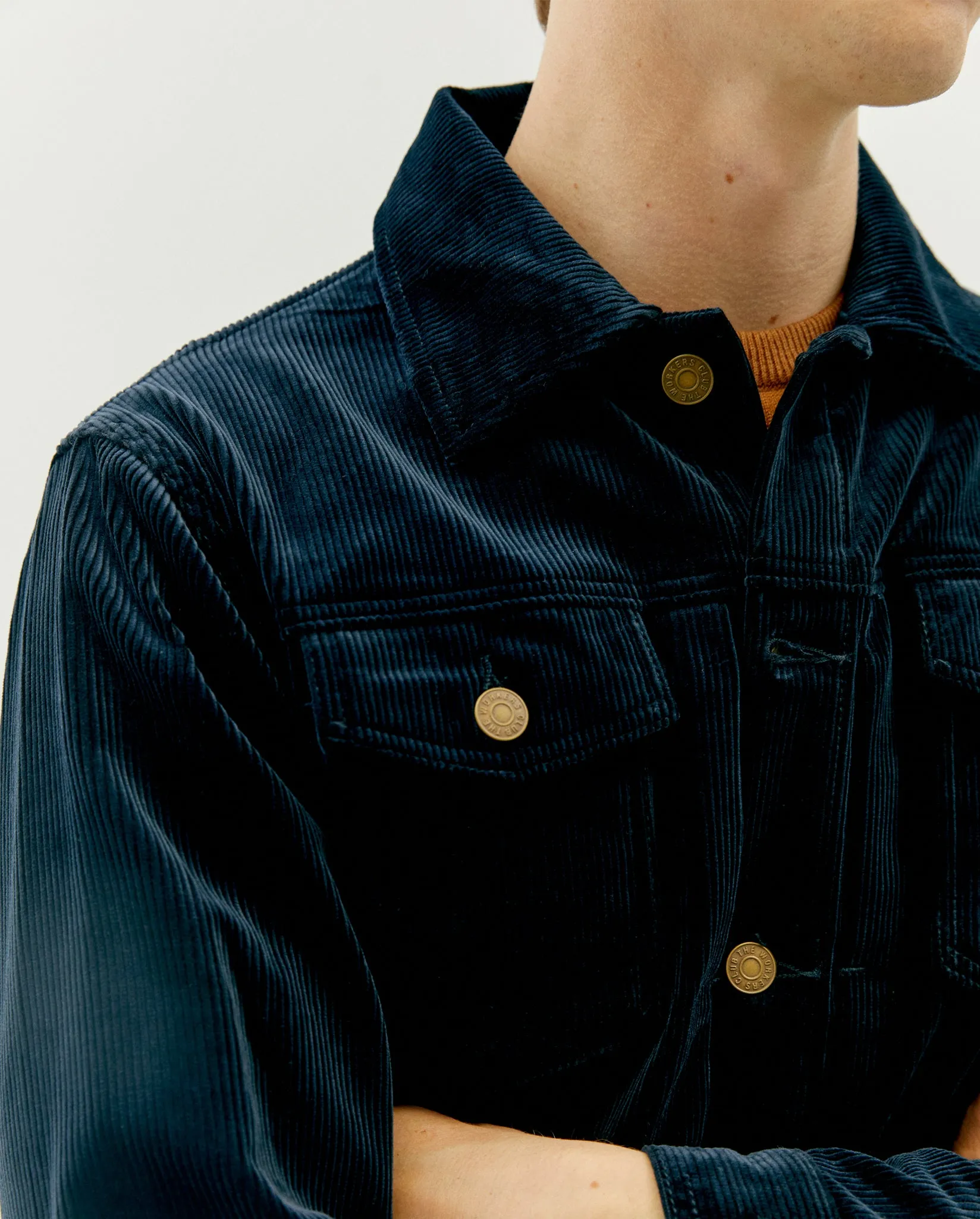 BIRCH CORD JACKET - NAVY