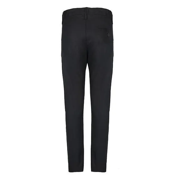 BOYS BLACK REGULAR CHINO TROUSER