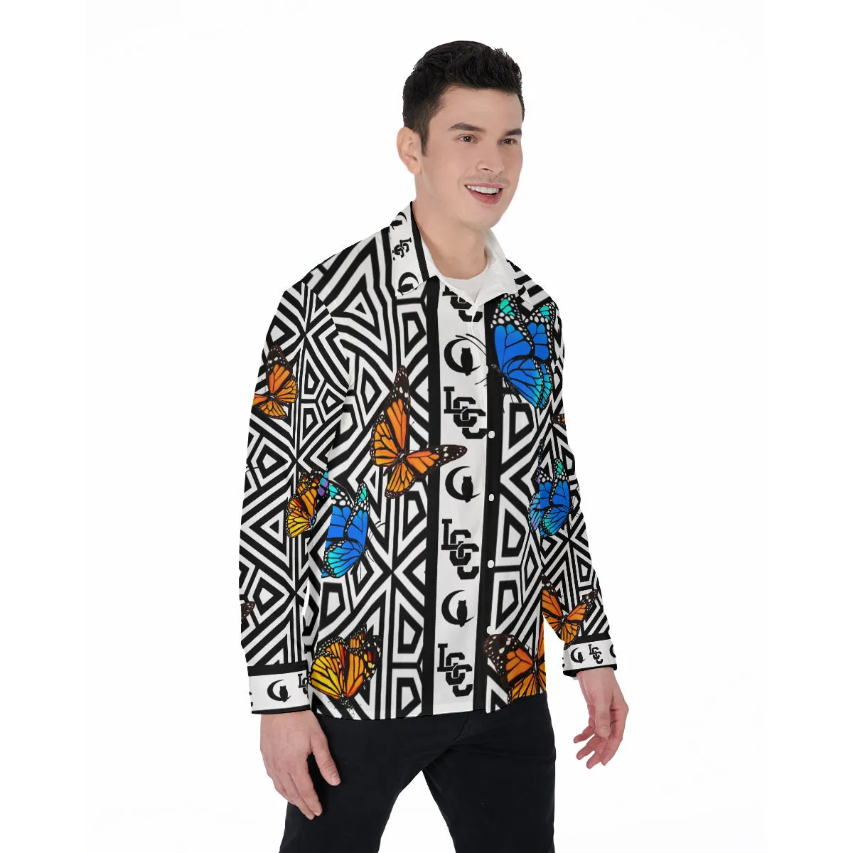 BUTTERFLY LCC Men's Long Sleeve Shirt