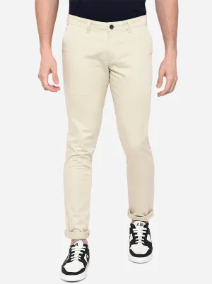 Camel Solid Neo Fit Casual Trouser | Greenfibre