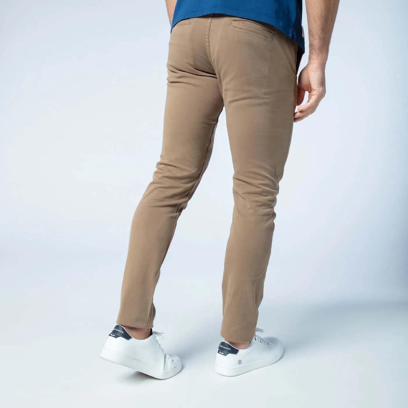 Chino 721 beige coupe ajustée