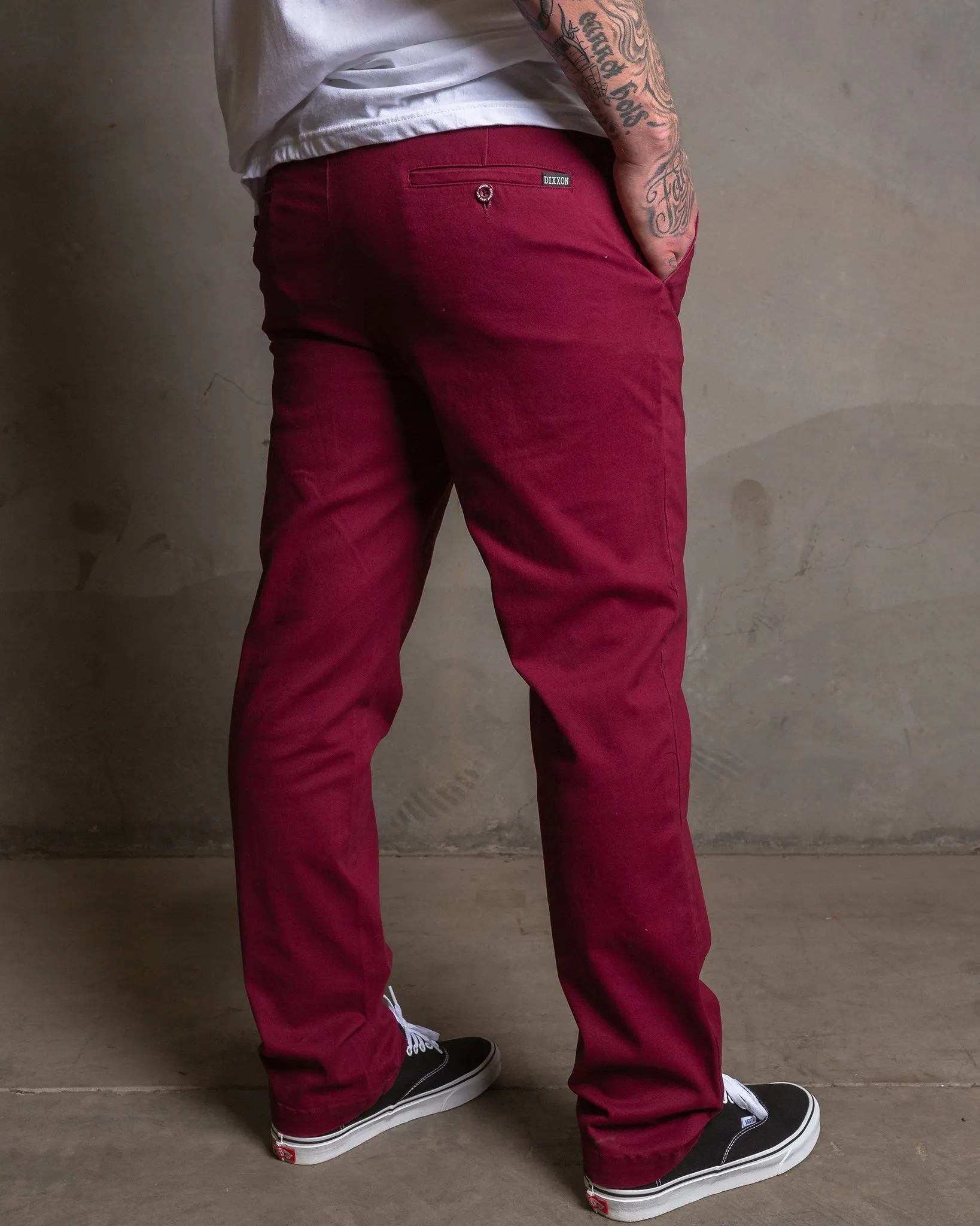 Chino Pants - Maroon