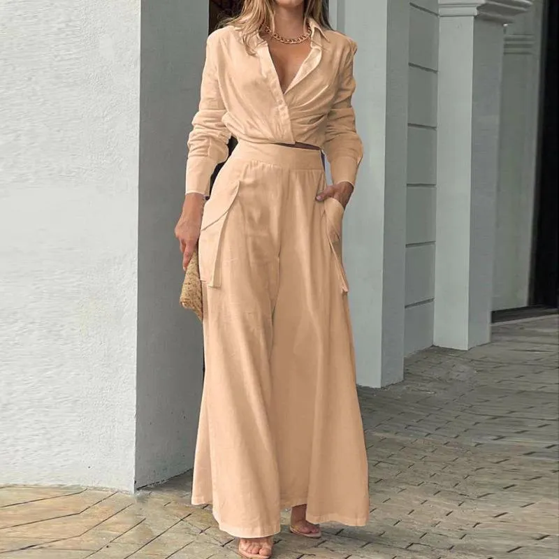 Classy Linen Pants Set