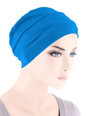 Cloche Cap Turquoise Blue