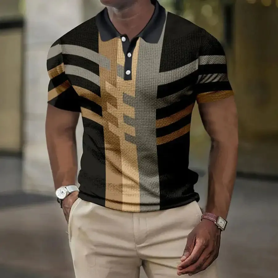 Digital Print Decorated Polo Shirt