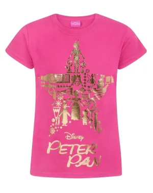 Disney Peter Pan Gold Foil Girl's T-Shirt