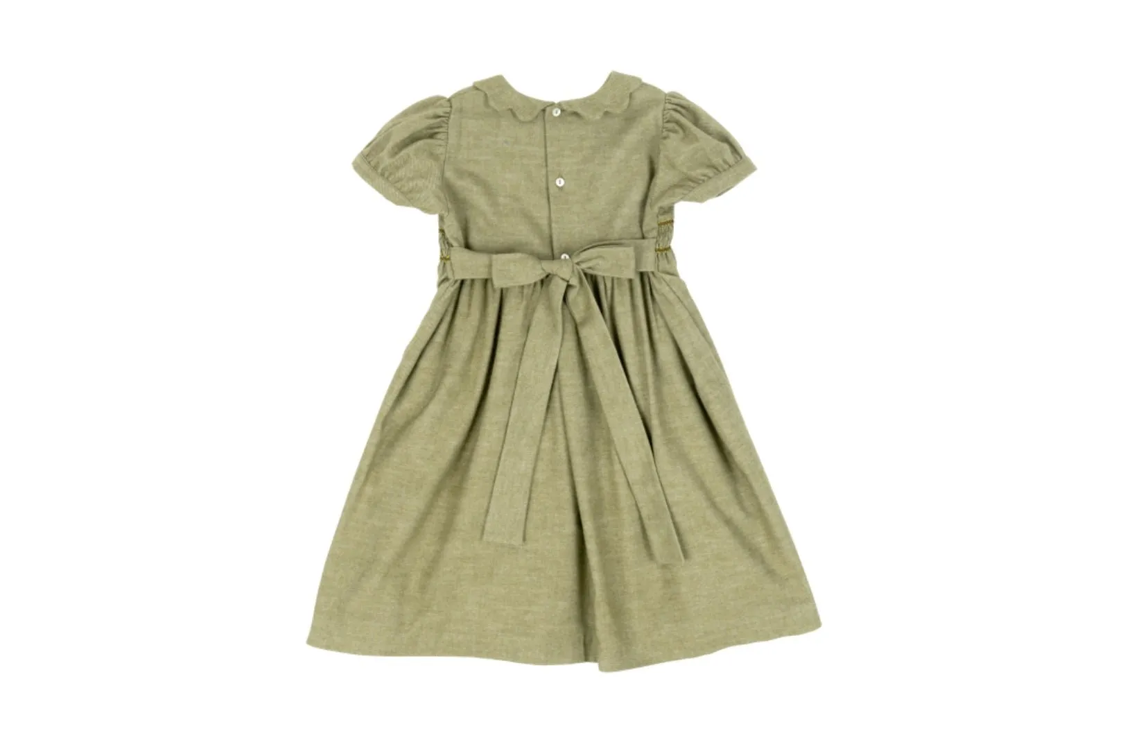 Elena Smock Dress - Green