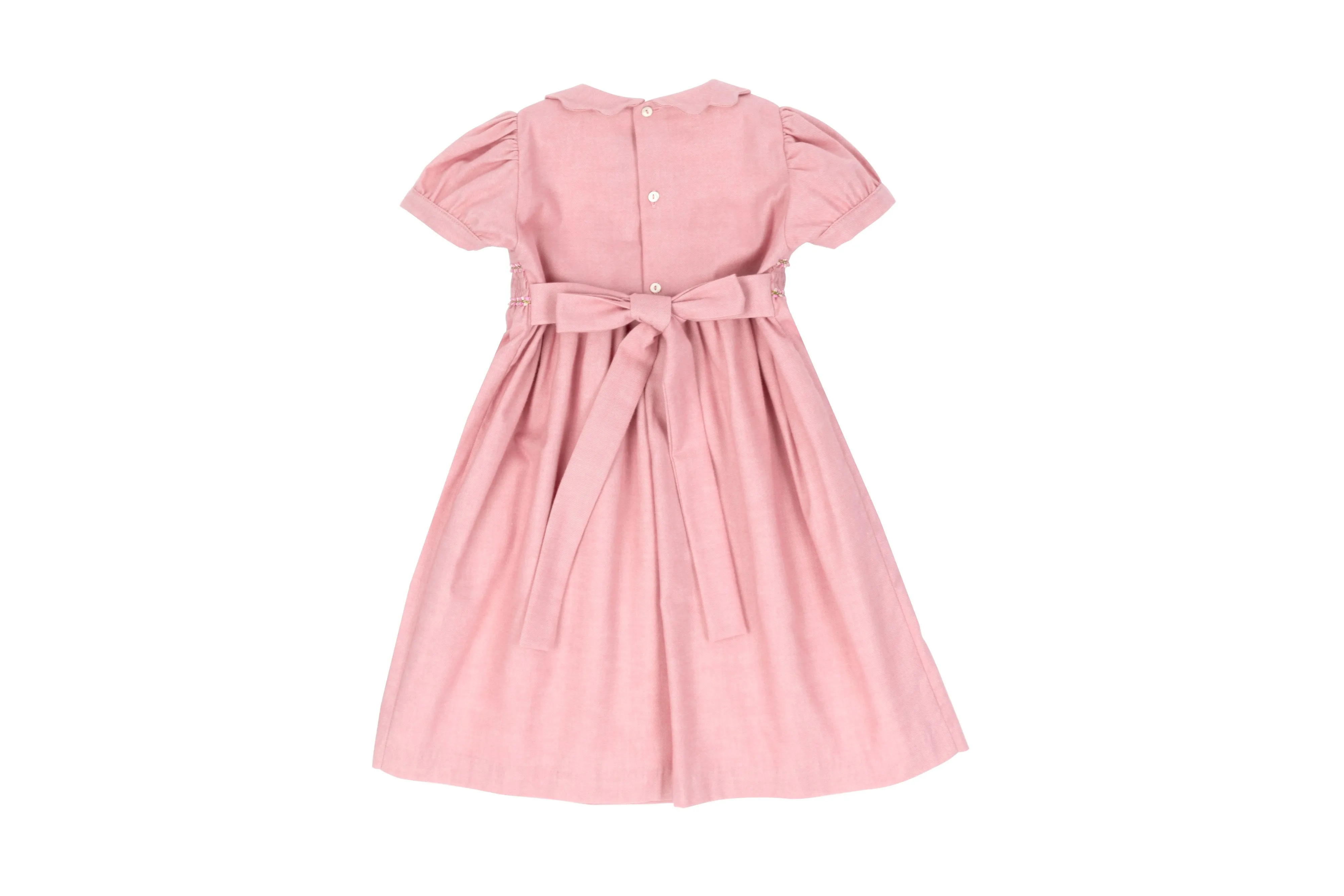 Elena Smock Dress - Pink