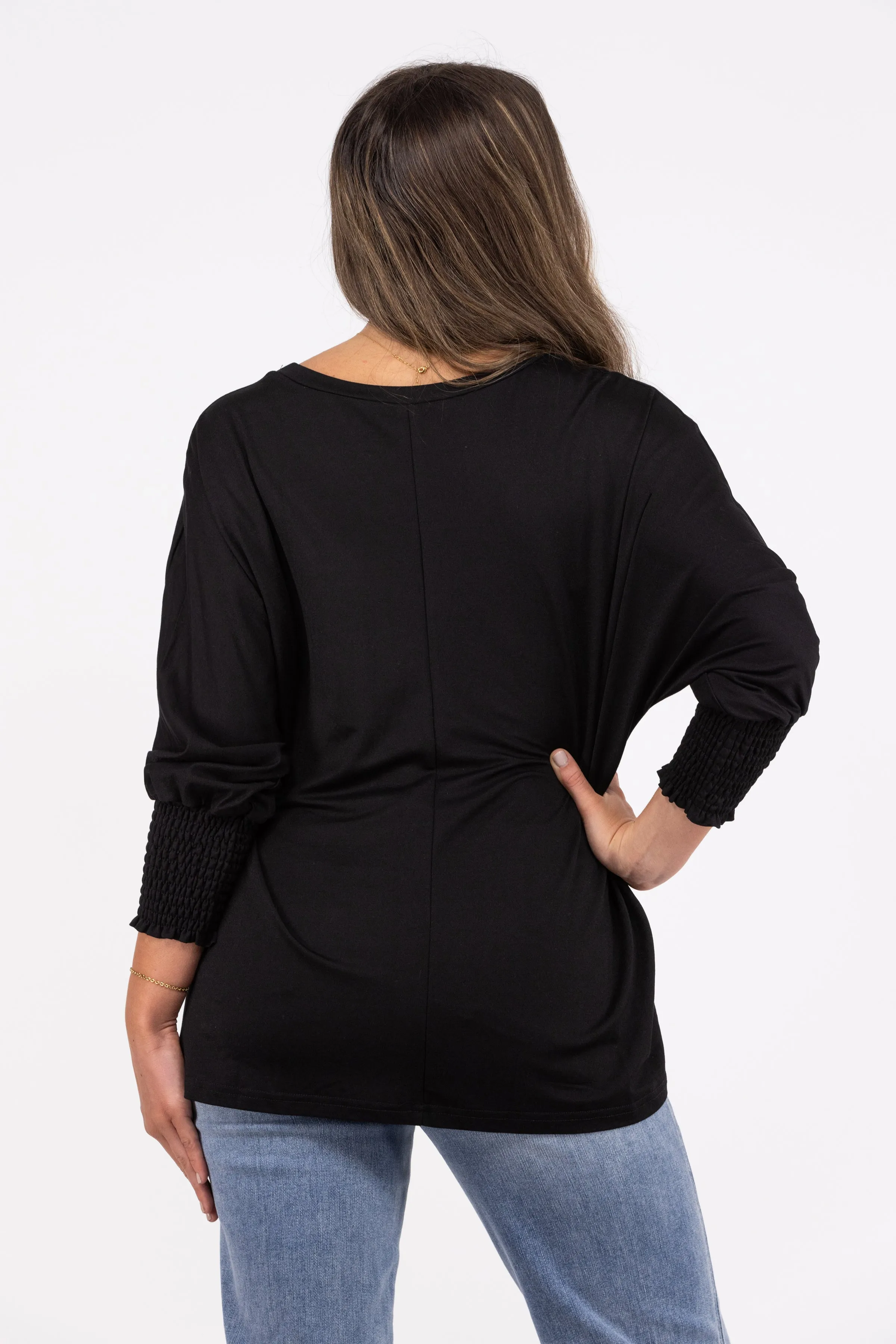 Enjoy Something Simple Long Sleeve Top