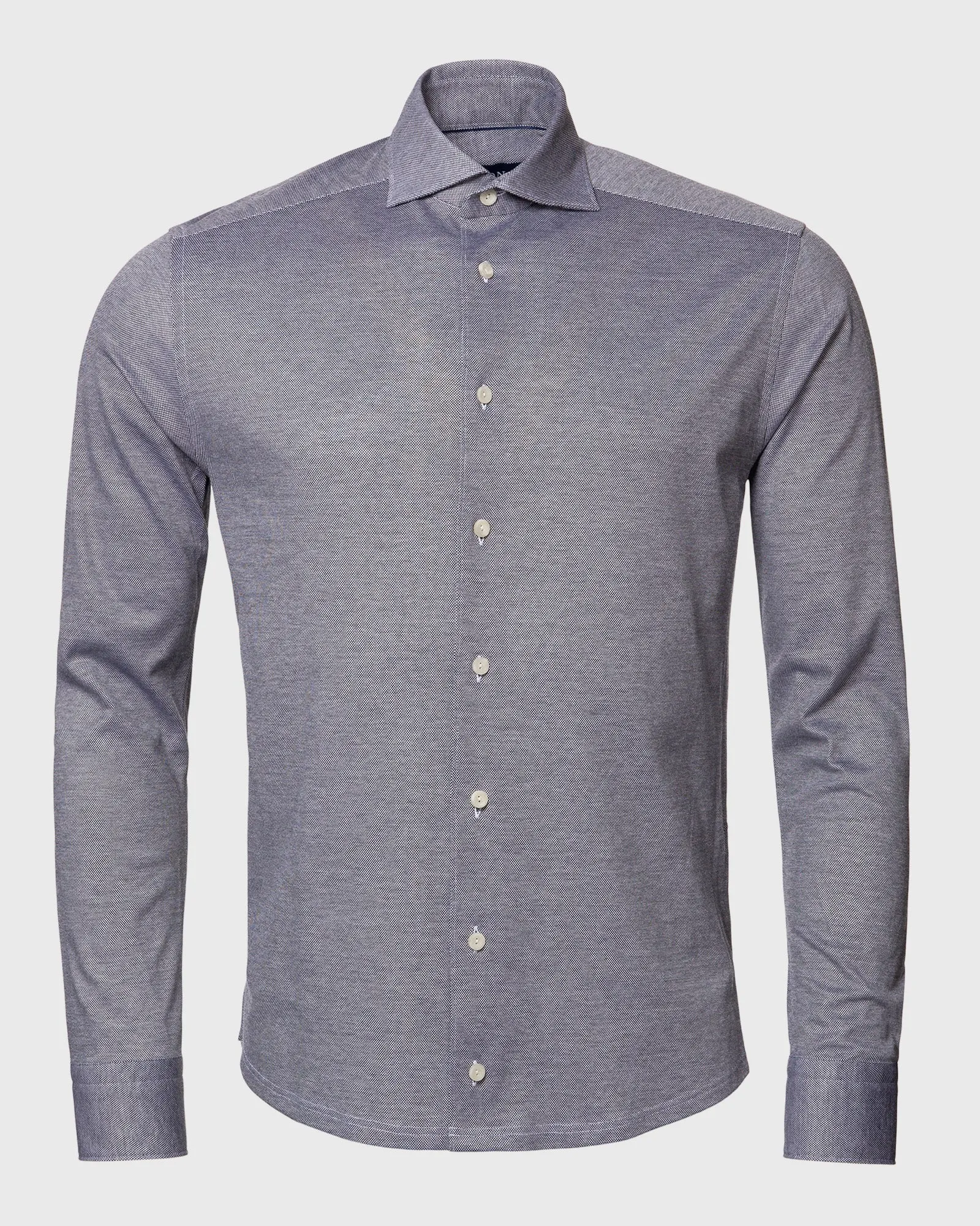 ETON 10000264228 BLUE SLIM SC PIQUE SHIRT