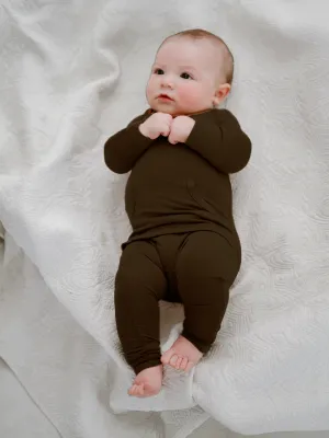 Finley Romper in Mocha (Limited Edition)