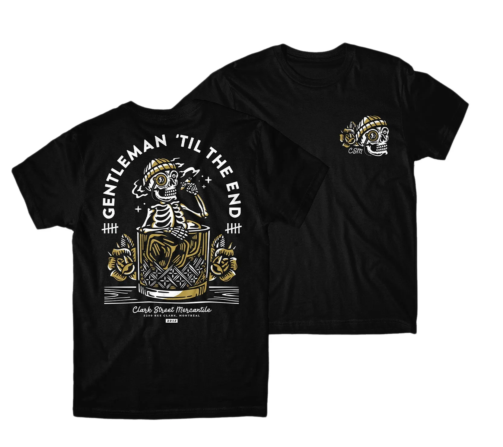 Gentleman 'Til The End T-shirt | Black