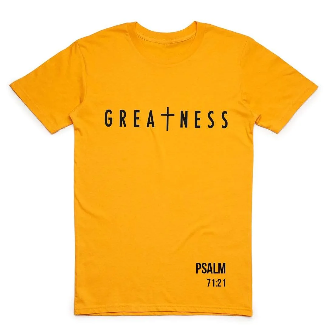 Greatness Tee - Gold