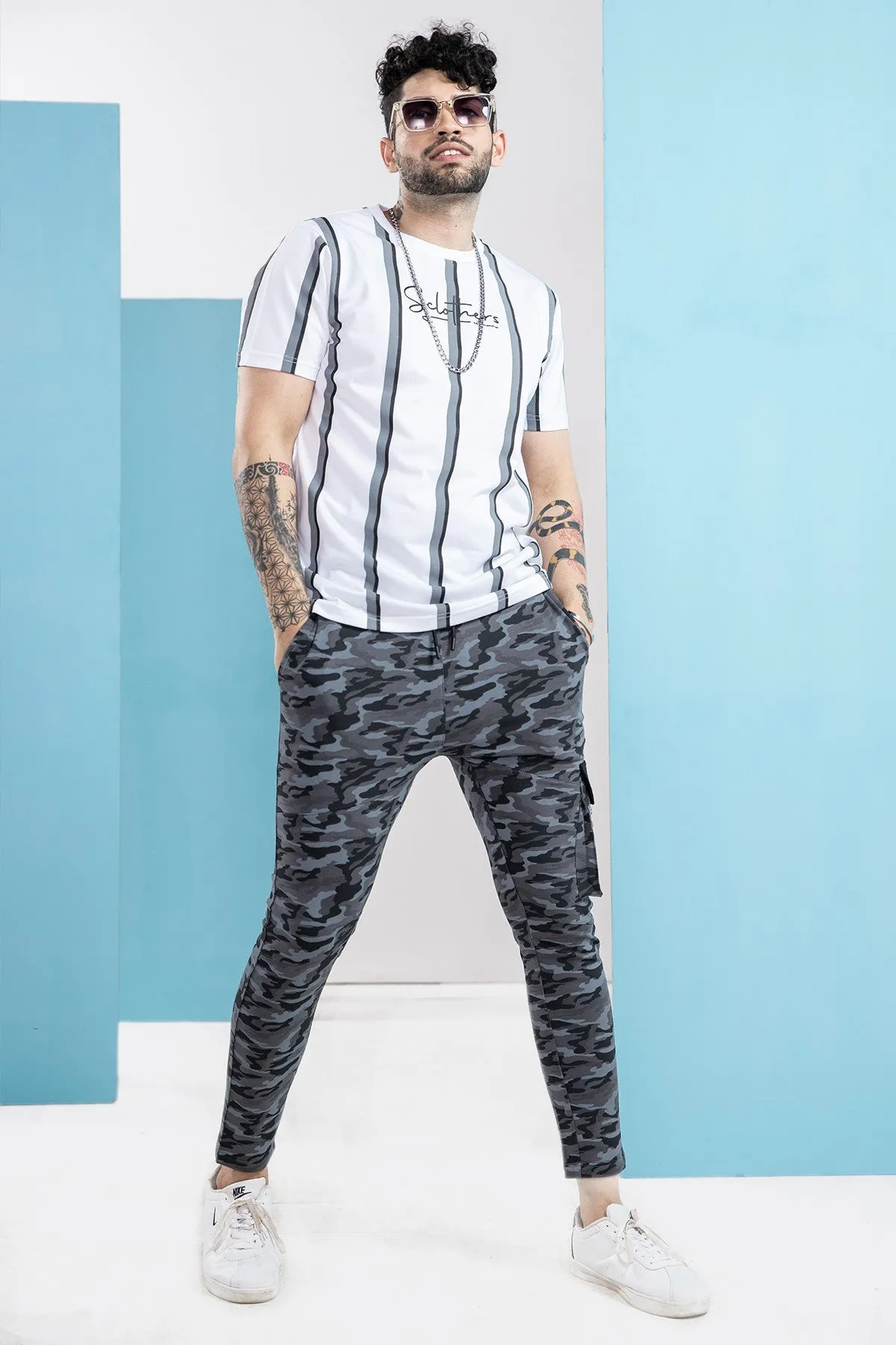 Grey Camo Trouser - S21 - MTR019R