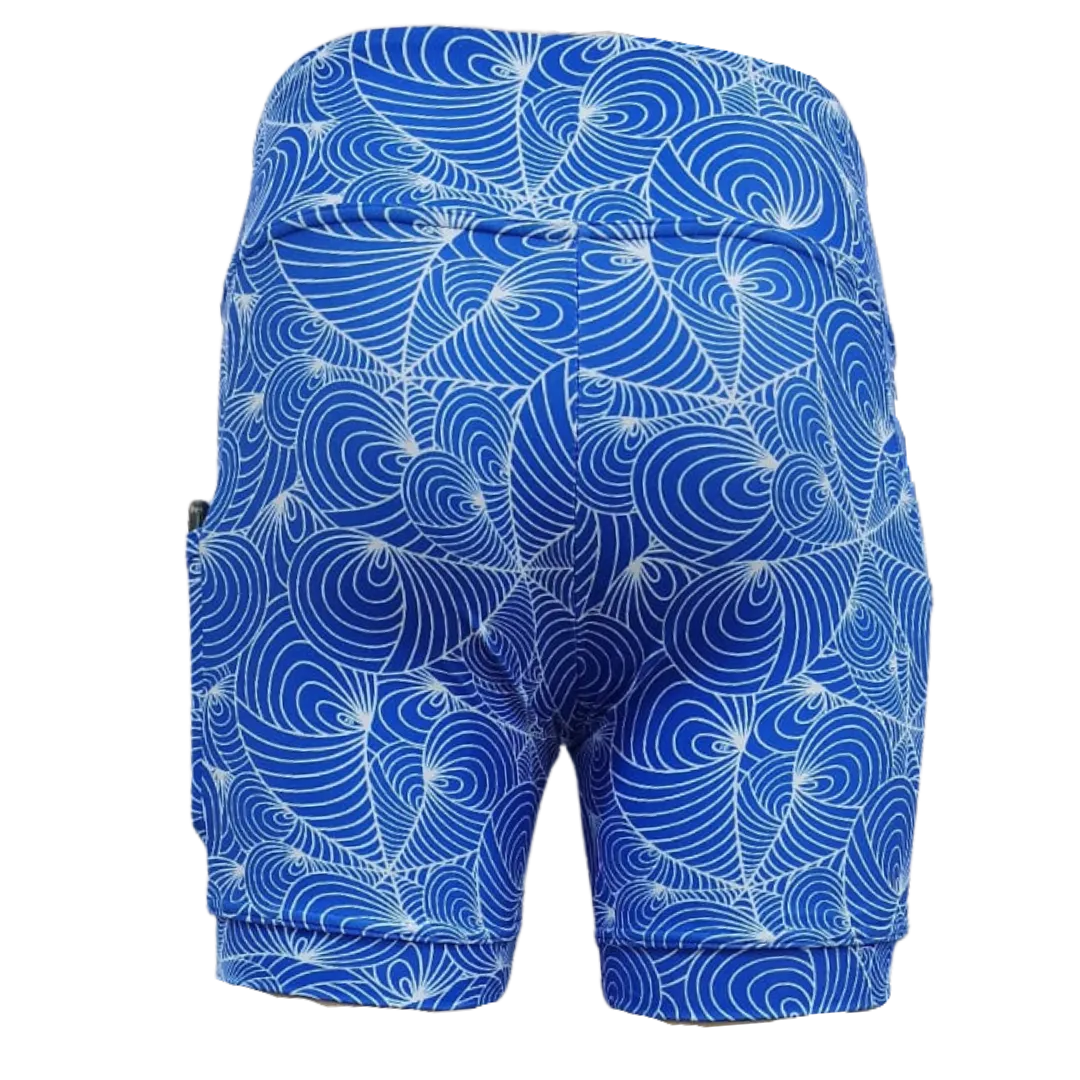 High Waist Funky Pants - Fresh Blue