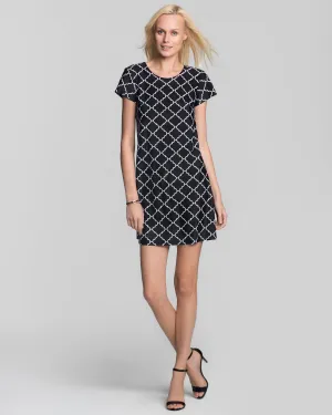 Ibiza T-Shirt Dress in Terrace Tiles