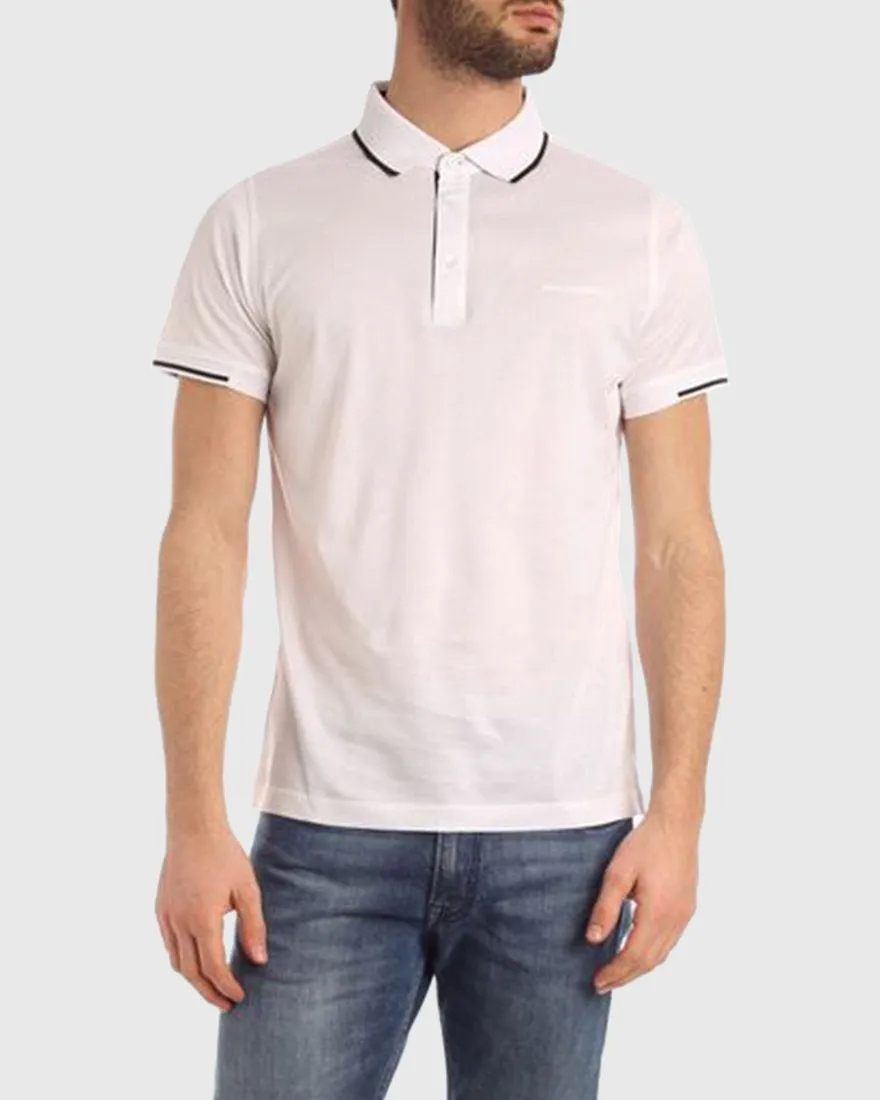 KARL LAGERFELD 755001 SS WHITE POLO