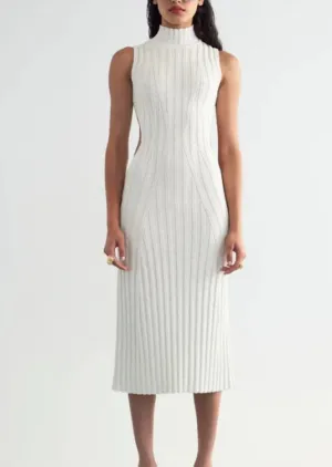 Leola Knit Dress - Off White