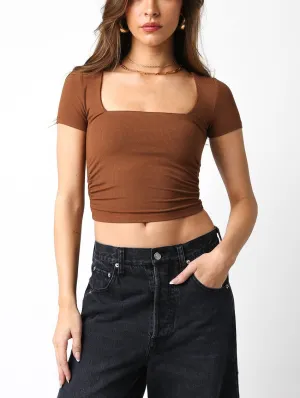 Lottie Square Neck Crop Top