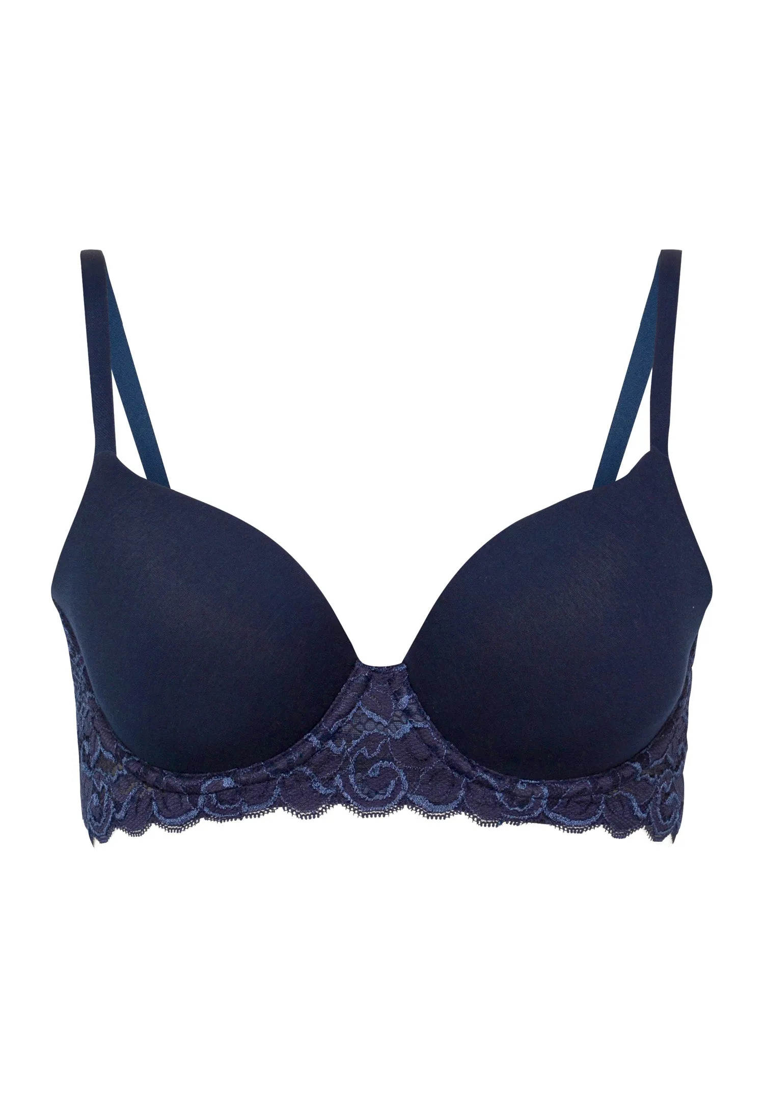 Luxury Moments Lace T-Shirt Bra | Deep Navy 71503-1610