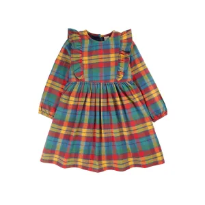 Merry Rainbow Check Agnes Dress