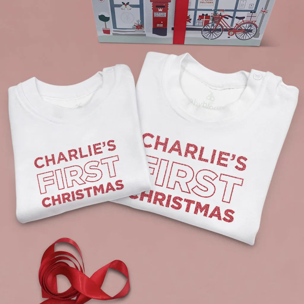 My First Christmas T-Shirt – Personalised