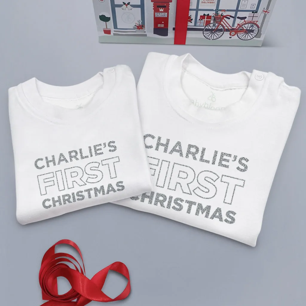 My First Christmas T-Shirt – Personalised