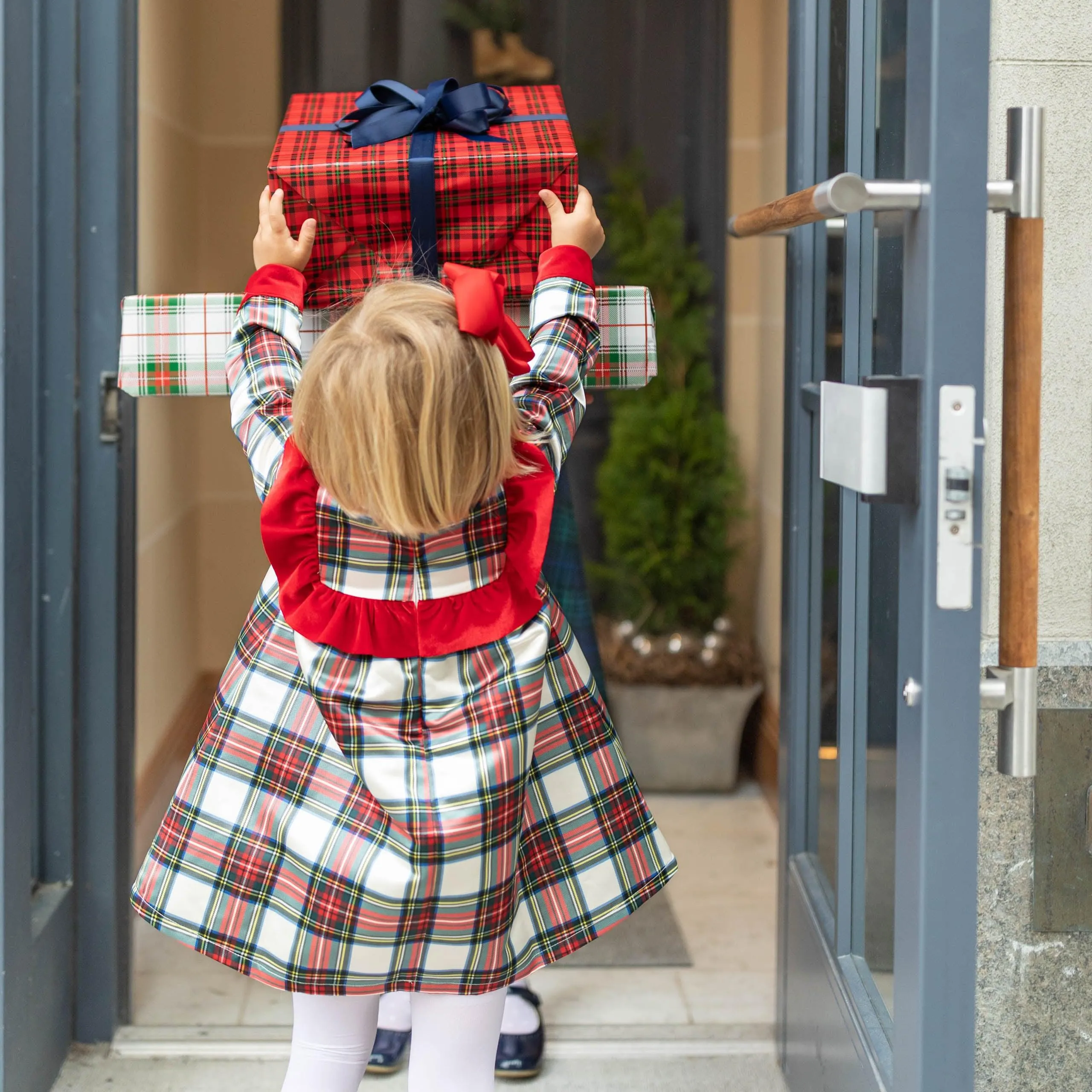 Nora Dress in Townsend Tartan