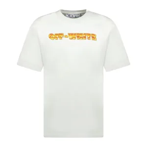 OFF-WHITE Gold Metal Arrow T-shirt White