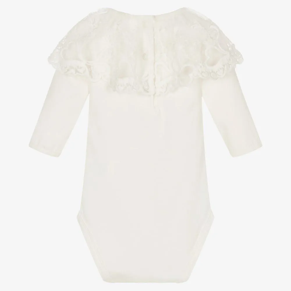 Phiclothing Baby Bodysuit with Lace Collar