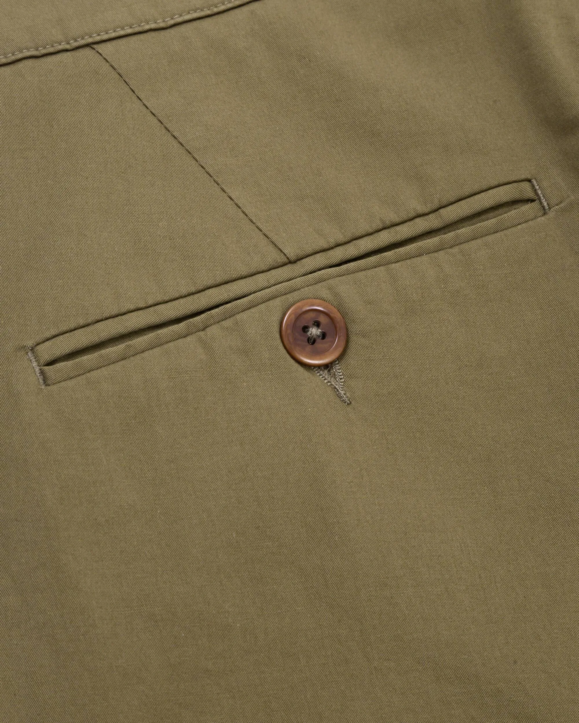 Pleated Chino Camel