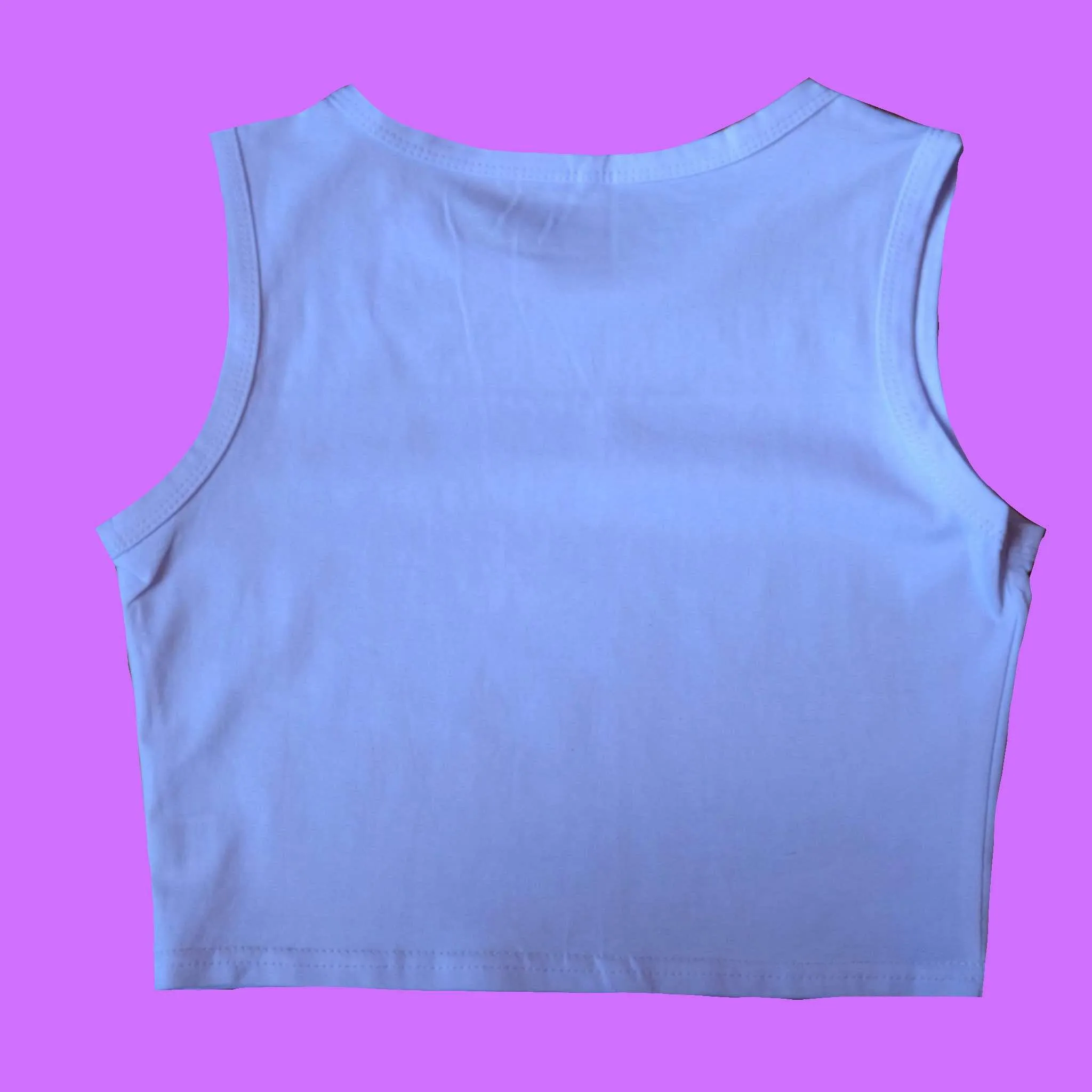 Printed vest top bow  sample- S/M 8-12