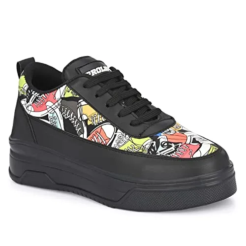 Prolific Women's Black Sneakers - 5 UK