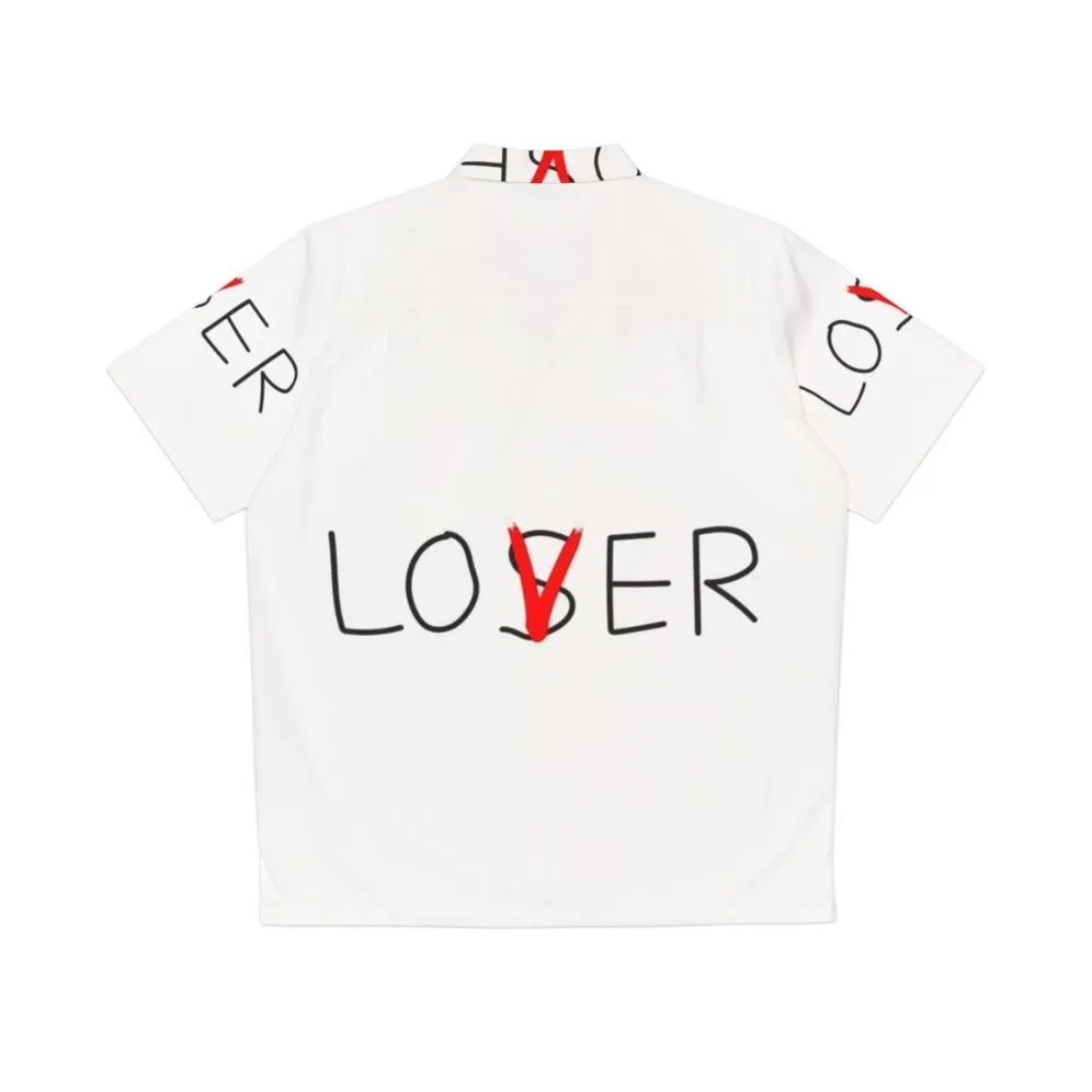 "Lover Not A Loser" Funny Hawaiian Shirt for Valentine's Day