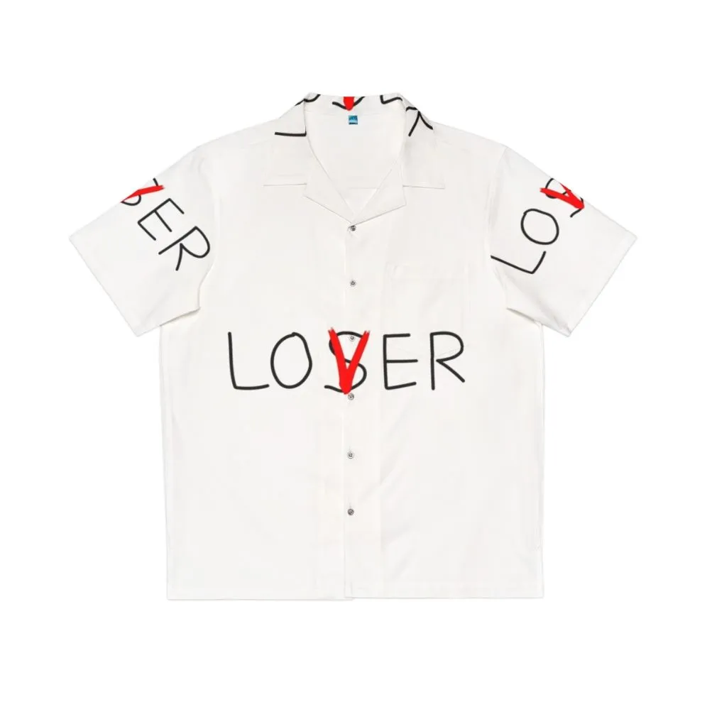 "Lover Not A Loser" Funny Hawaiian Shirt for Valentine's Day