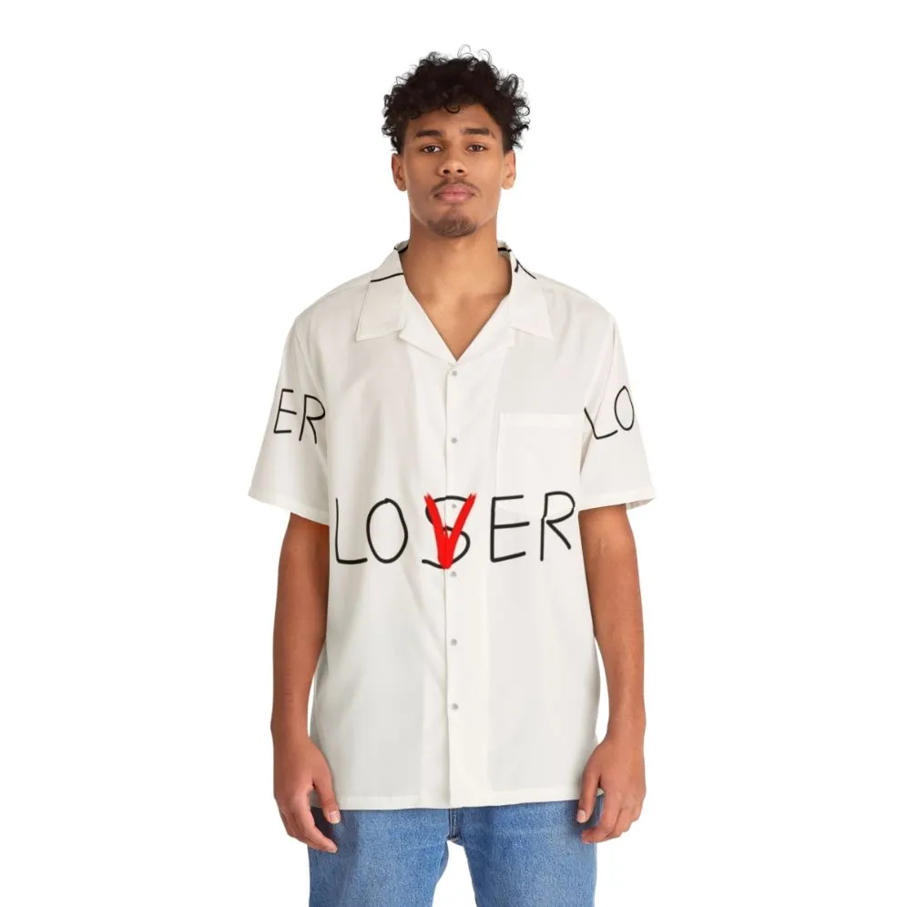 "Lover Not A Loser" Funny Hawaiian Shirt for Valentine's Day