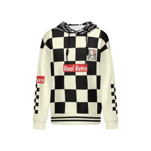 Real Retro Checkered Marilyn Relaxed Hoodie