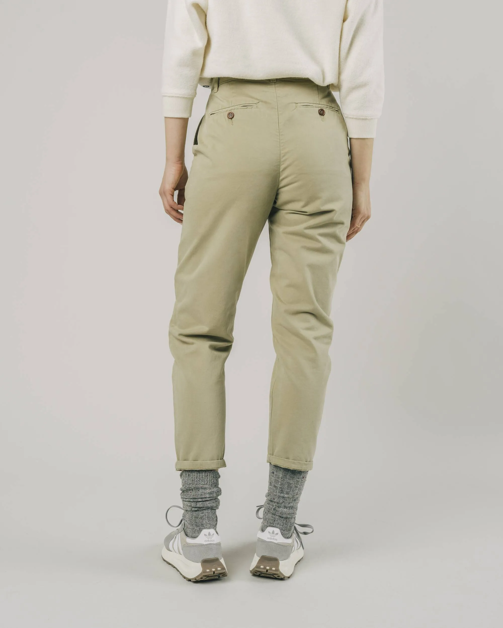 Regular Pleated Chino Beige