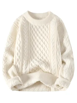 Retro Knitted Pullover Sweaters For Men