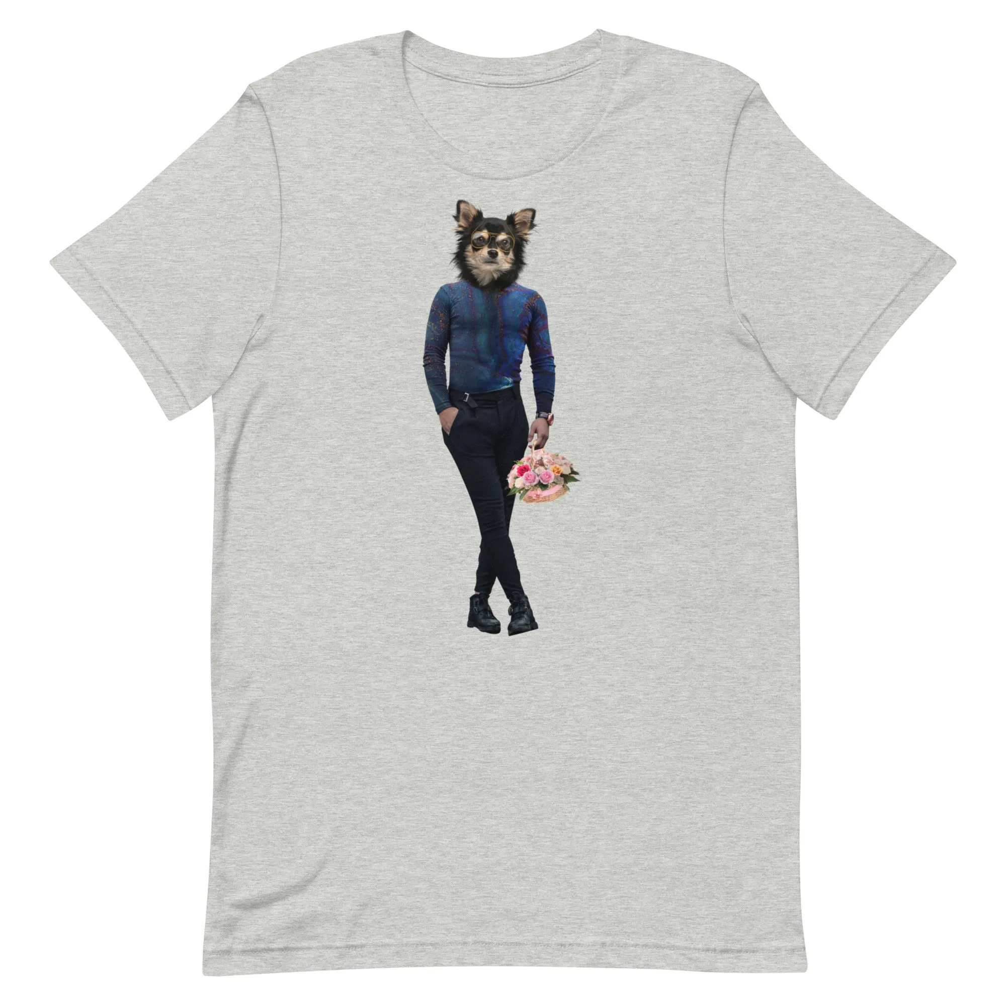 Romantic Dog Unisex t-shirt