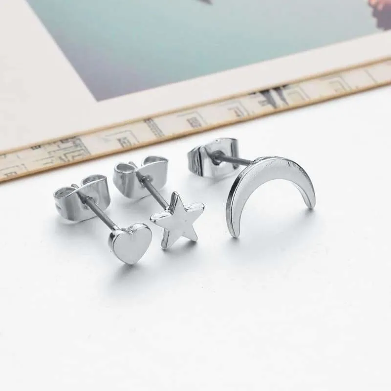 Romantic Small  Stud Earrings