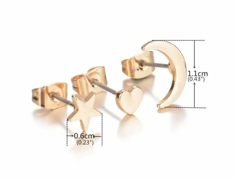 Romantic Small  Stud Earrings