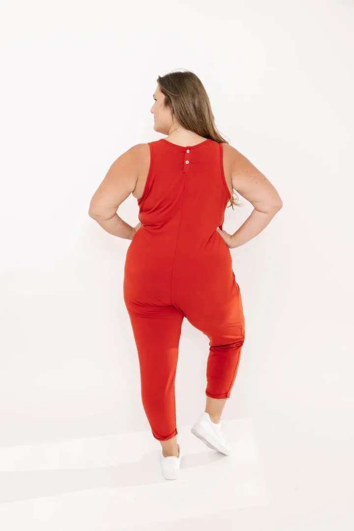 Saturday Romper in Bella Brick - VARIOUS SIZES