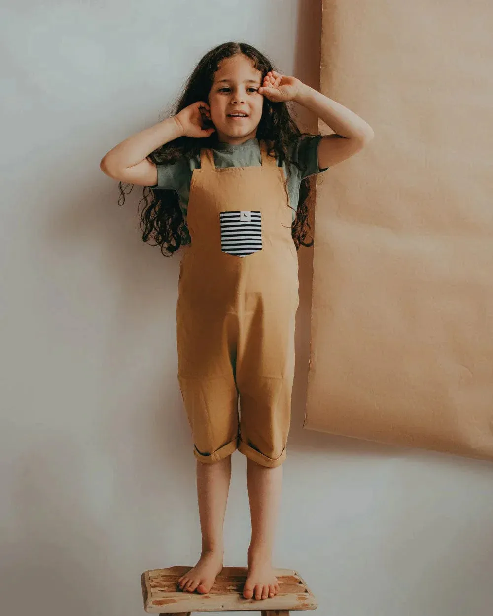 The Plain Sunny Shortie Dungarees - BABY